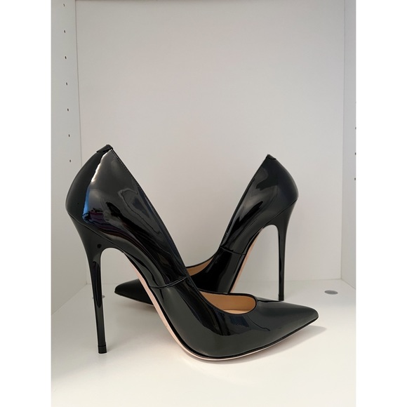 Jimmy Choo Anouk 120 Patent Leather Pump - Picture 7 of 15